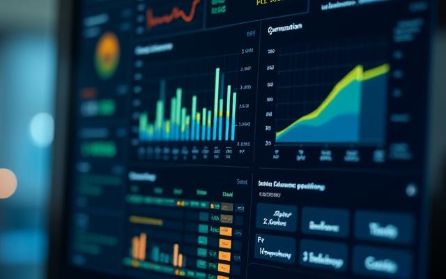 태양광 발전소 성능 모니터링 대시보드 화면